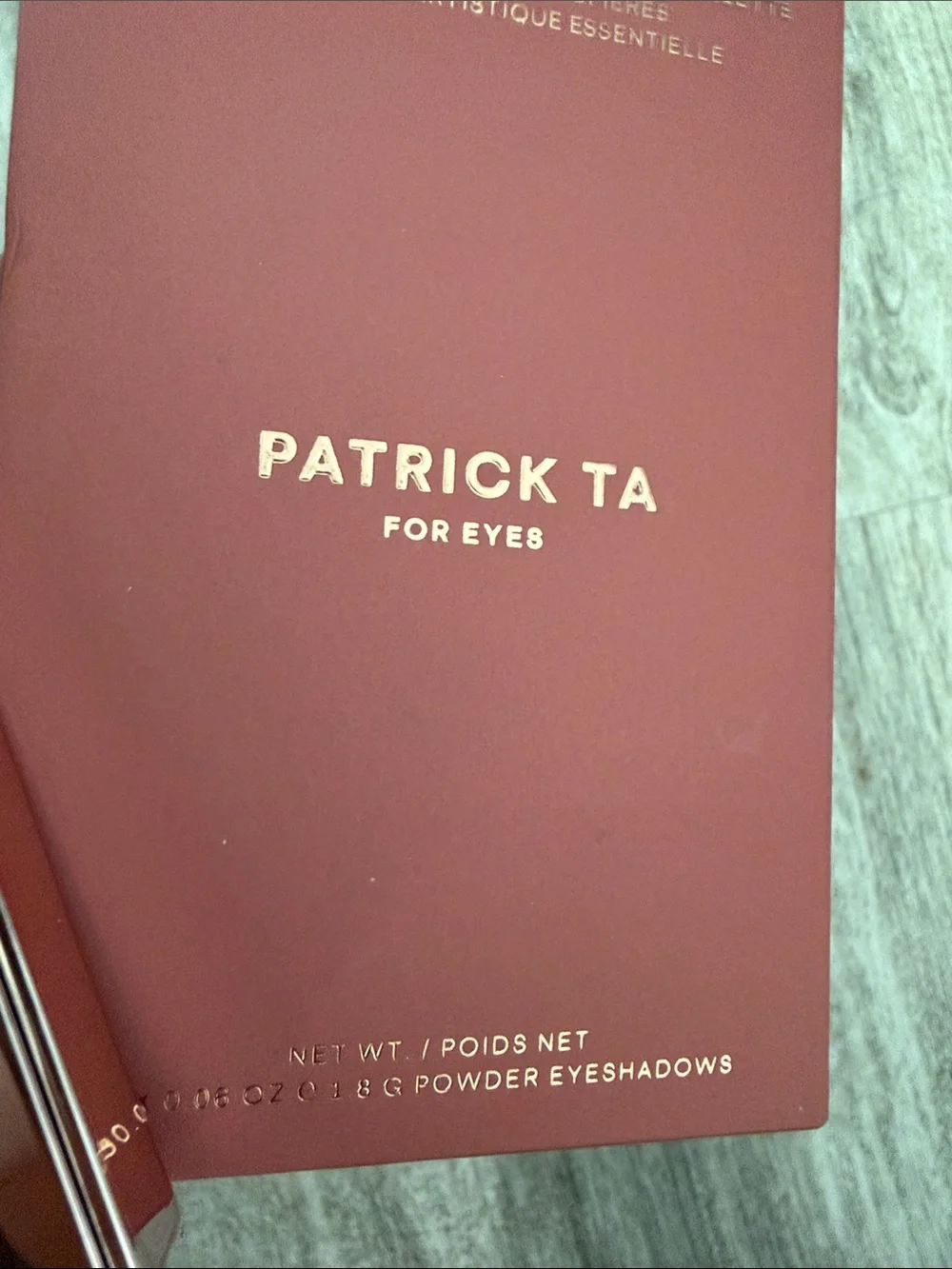Patrick Ta eyeshadow palette in light $44 retail